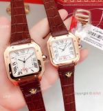 Clone Cartier Santos de Rose Gold Quartz Watch Japan Grade_th.jpg